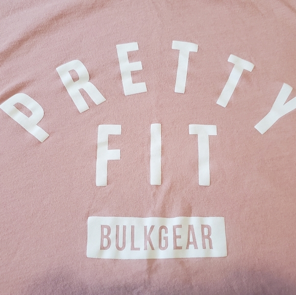 Bulk Gear Pretty Fit Blush Pink Crop Top - Picture 2 of 4